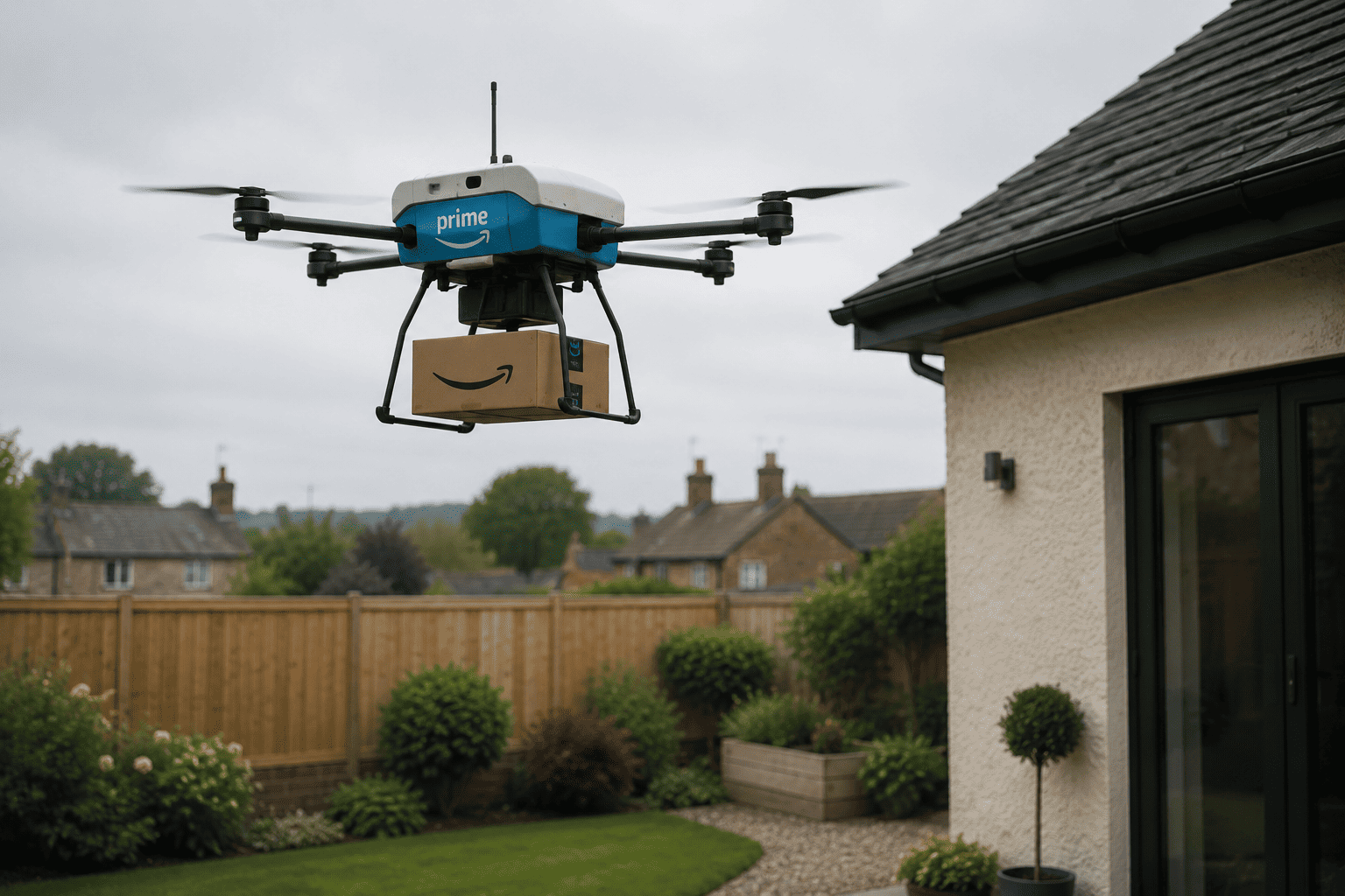 Royaume-Uni — Amazon lance ses premières livraisons par drone